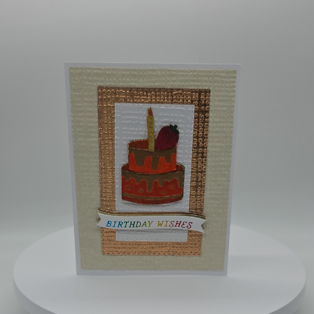 Birthday Wishes – Cake Greeting Card
